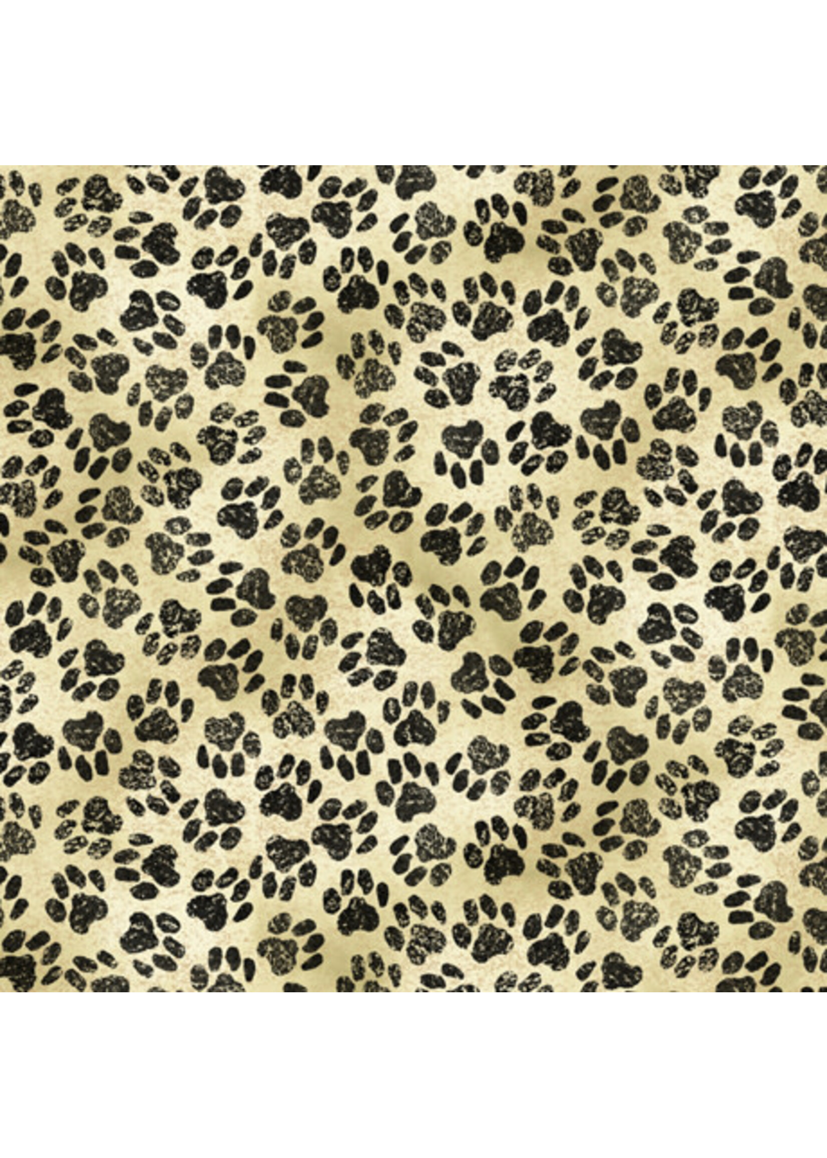 QT Fabrics For The Love Of Labs - Paw Prints - 30311-E
