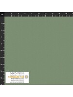 Stof Fabrics Petits Points - Dark Green - 314