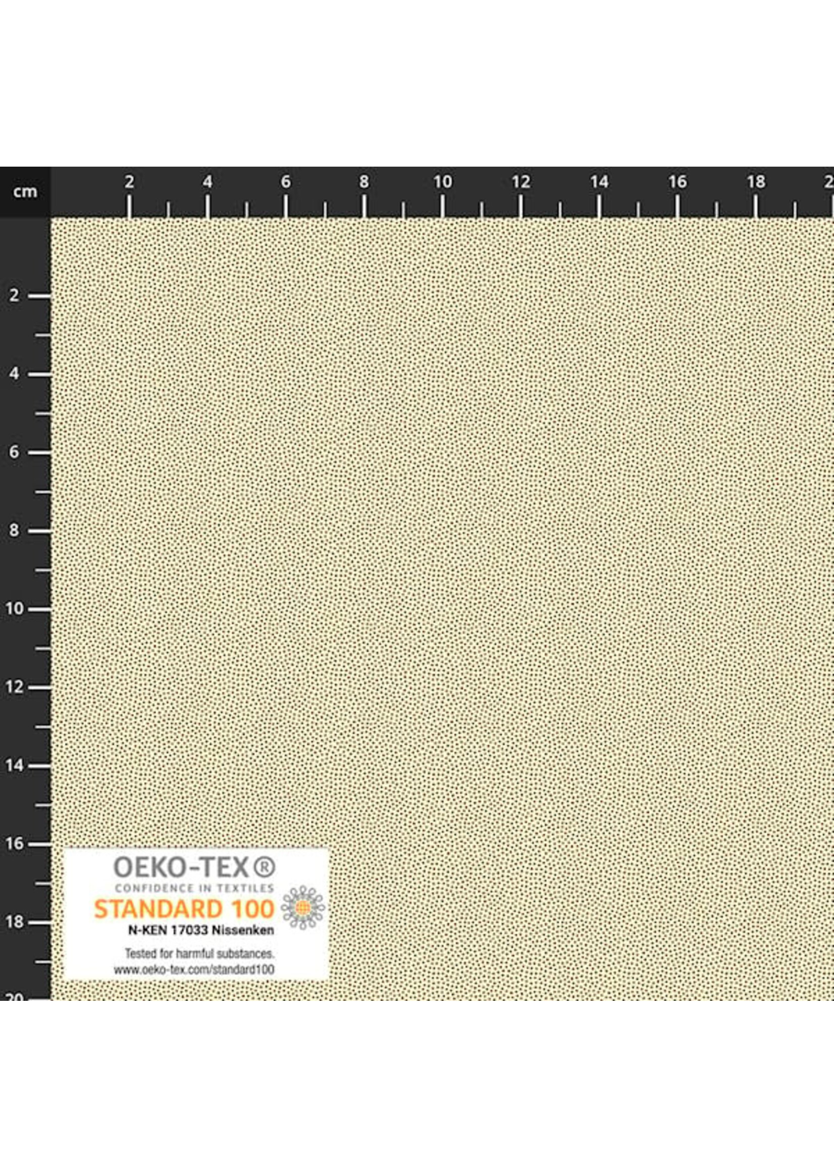 Stof Fabrics Petits Points - Cream-Brown - 335