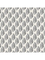 Makower Fern Geo - Grey - Coupon - 90 cm x 110 cm