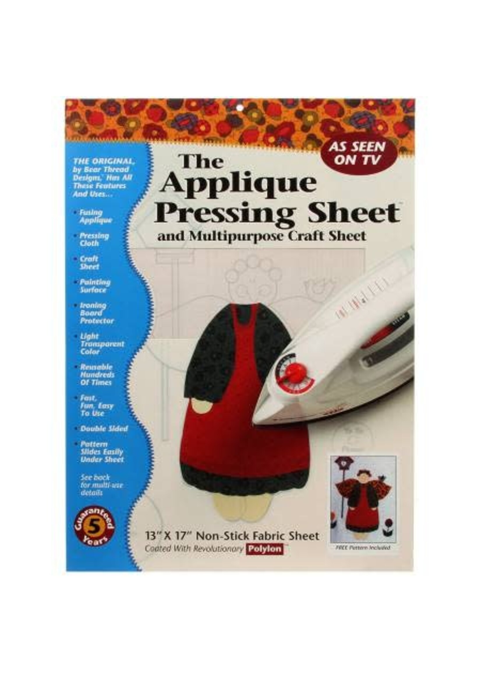 The Applique Pressing Sheet Strijkmat - The Applique Pressing Sheet - 13 inch x 17 inch
