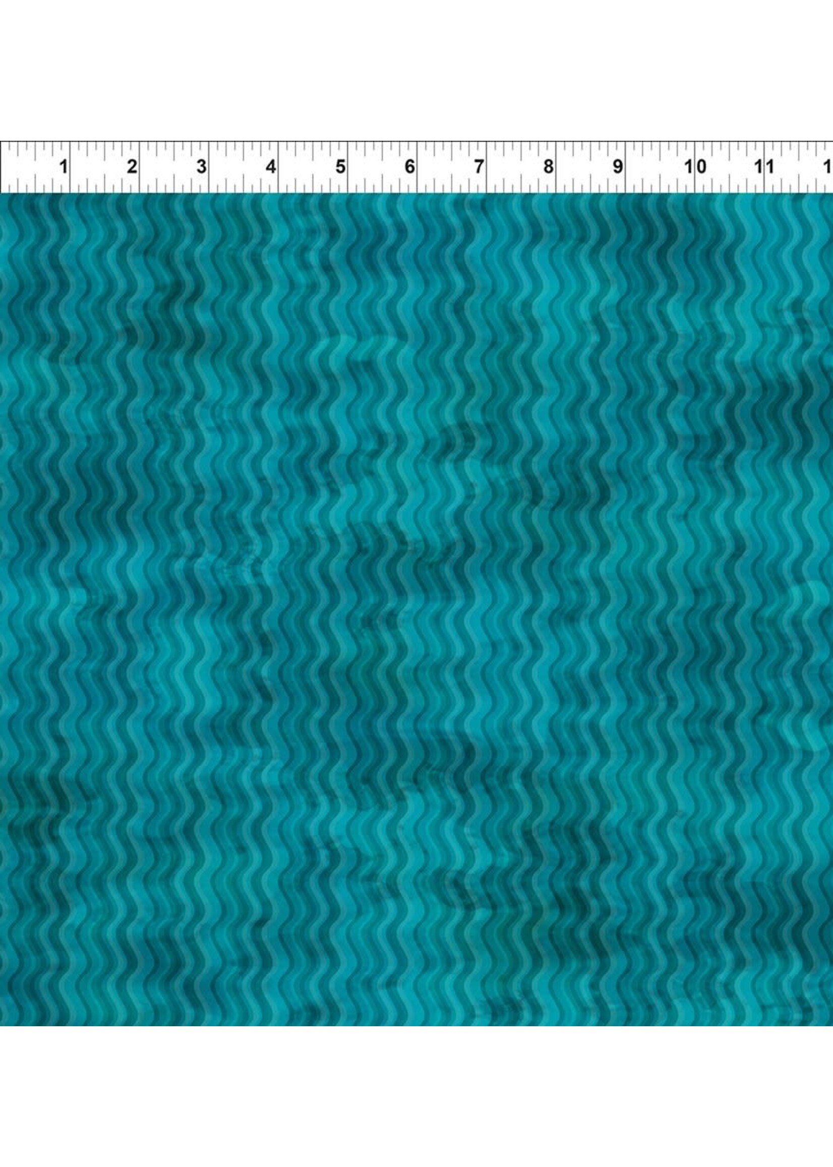 In The Beginning Calypso III - Waves - Teal - 40CAL2
