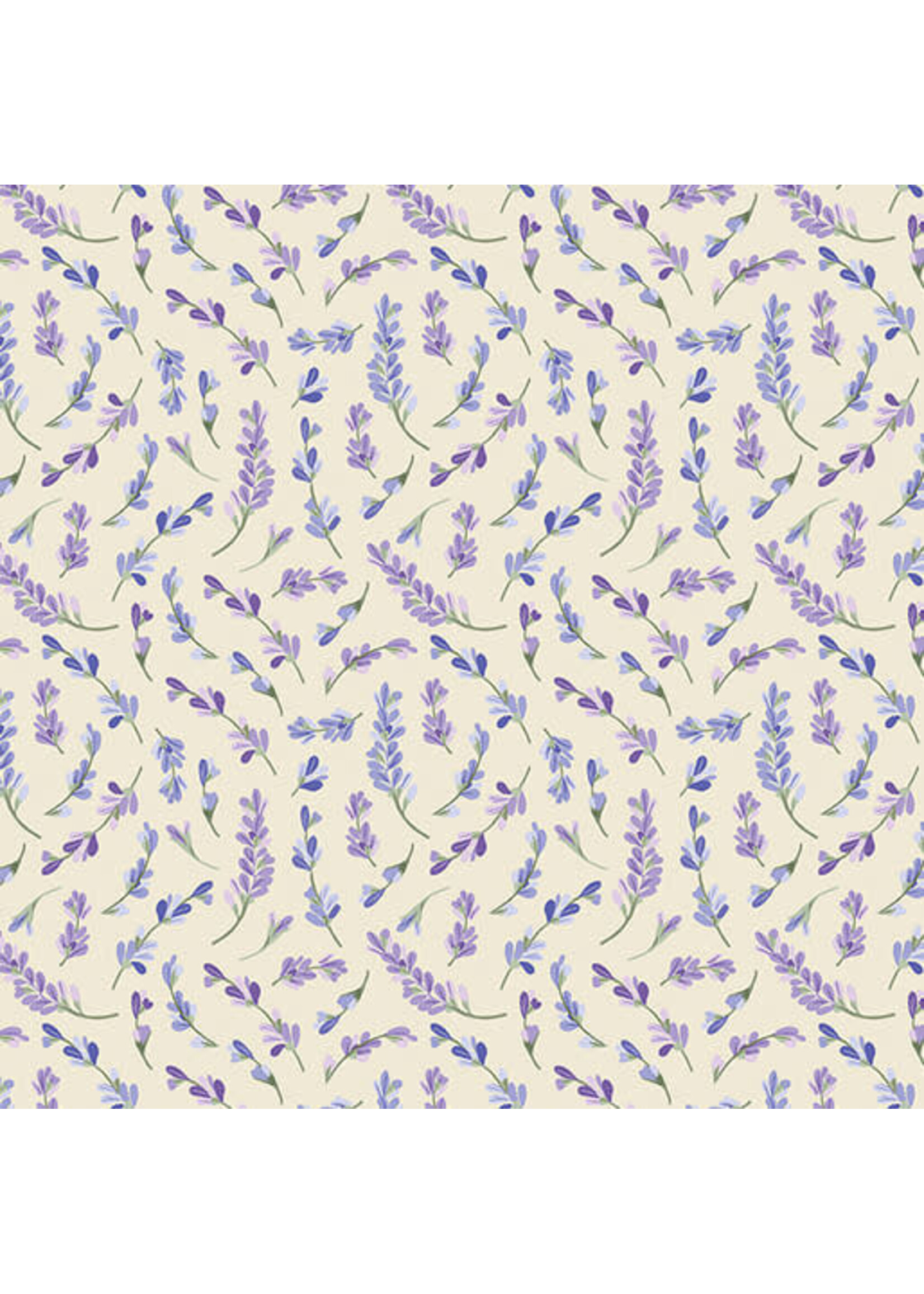 Benartex Studio Bee Haven - Lavendula Cream - 16416-07