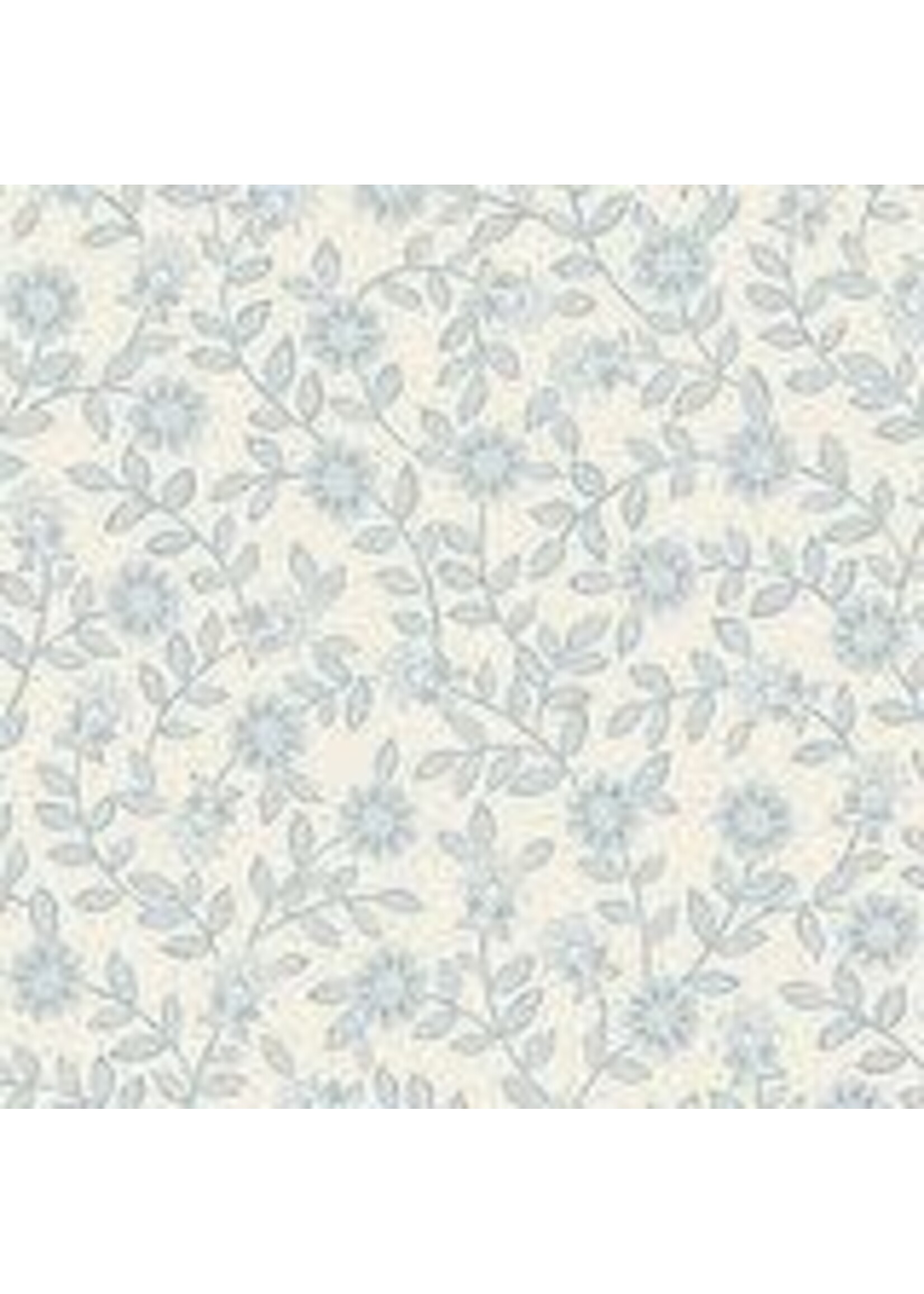 Benartex Studio Backings & Basics - Field Floral - Denim - 89W53