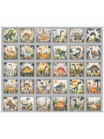 QT Fabrics Panel - Dinoroars - 90 cm x 110 cm