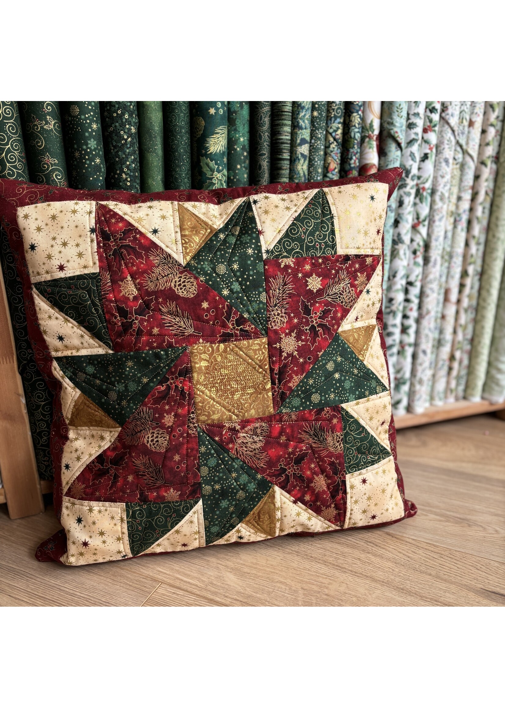 Patroon - Kussen - Kerst  - 50  x  50 cm