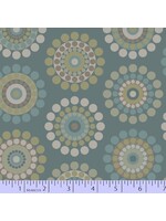 Marcus Fabrics In The Round - Dotted Rings - Blue