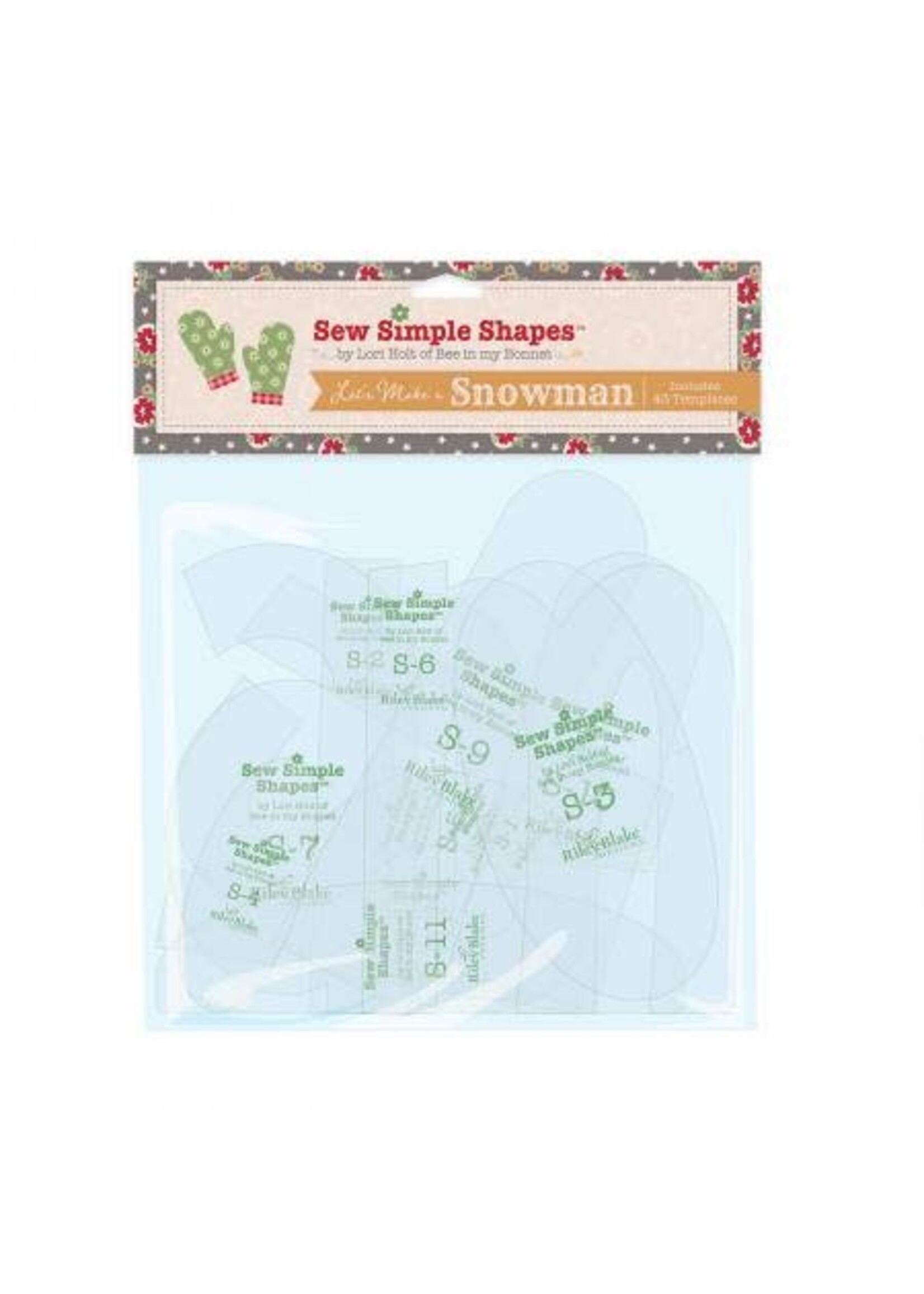 Riley Blake Designs Lori Holt - Templates - Let's Make a Snowman