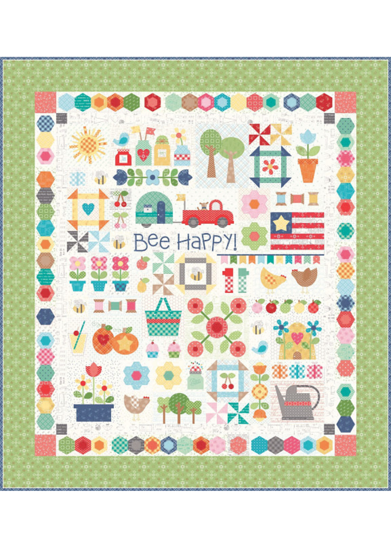 Riley Blake Designs Lori Holt - Templates - Bee Happy - 33 stuks