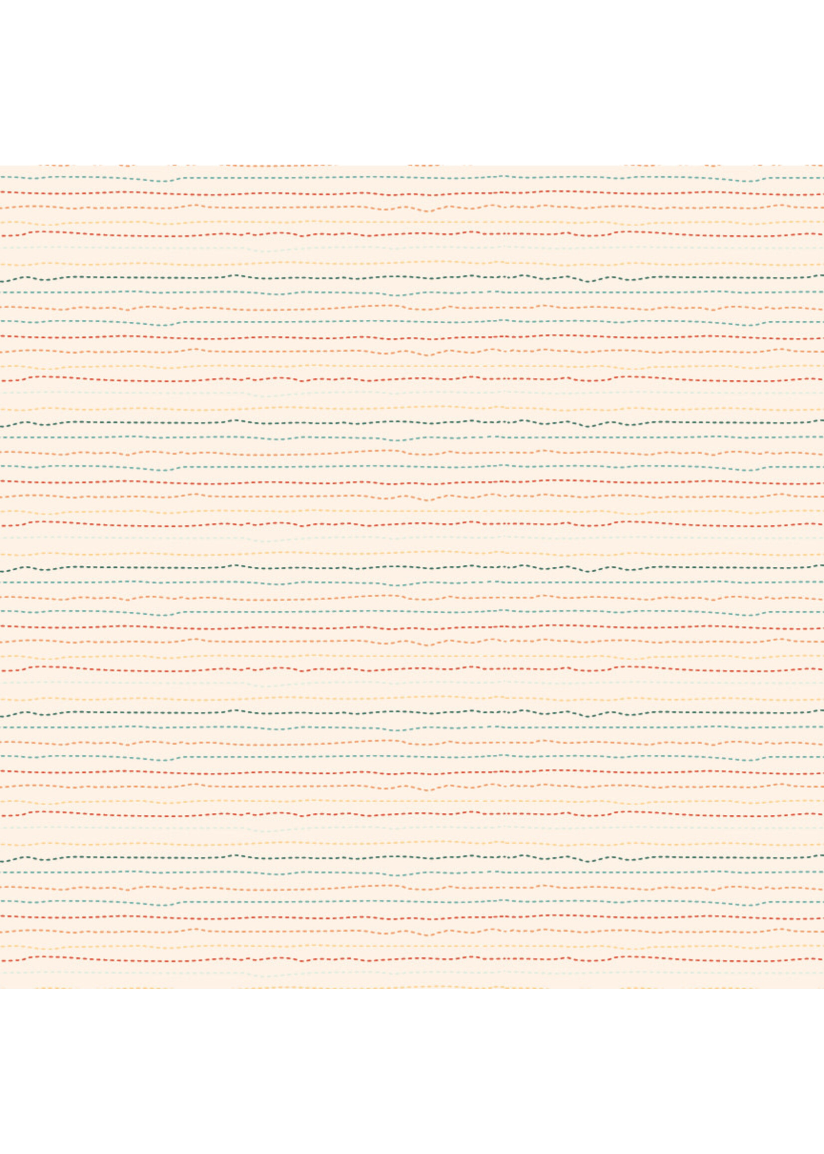 Poppie Cotton Mushroom Blooms - Snail Trail - Natural