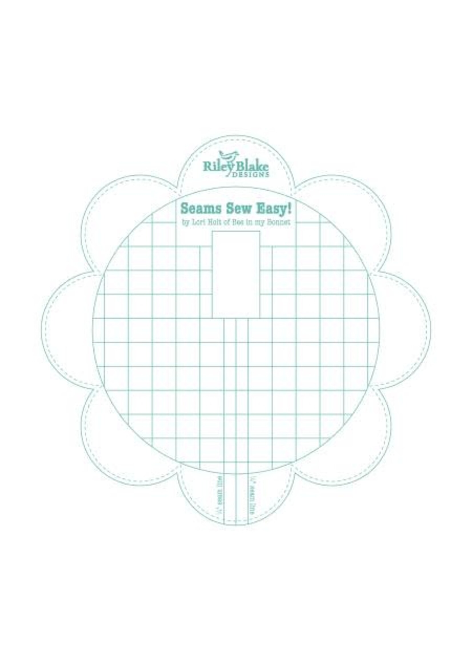 Riley Blake Designs Lori Holt - Bee In My Bonnet - Seam Guide - Sea Glass