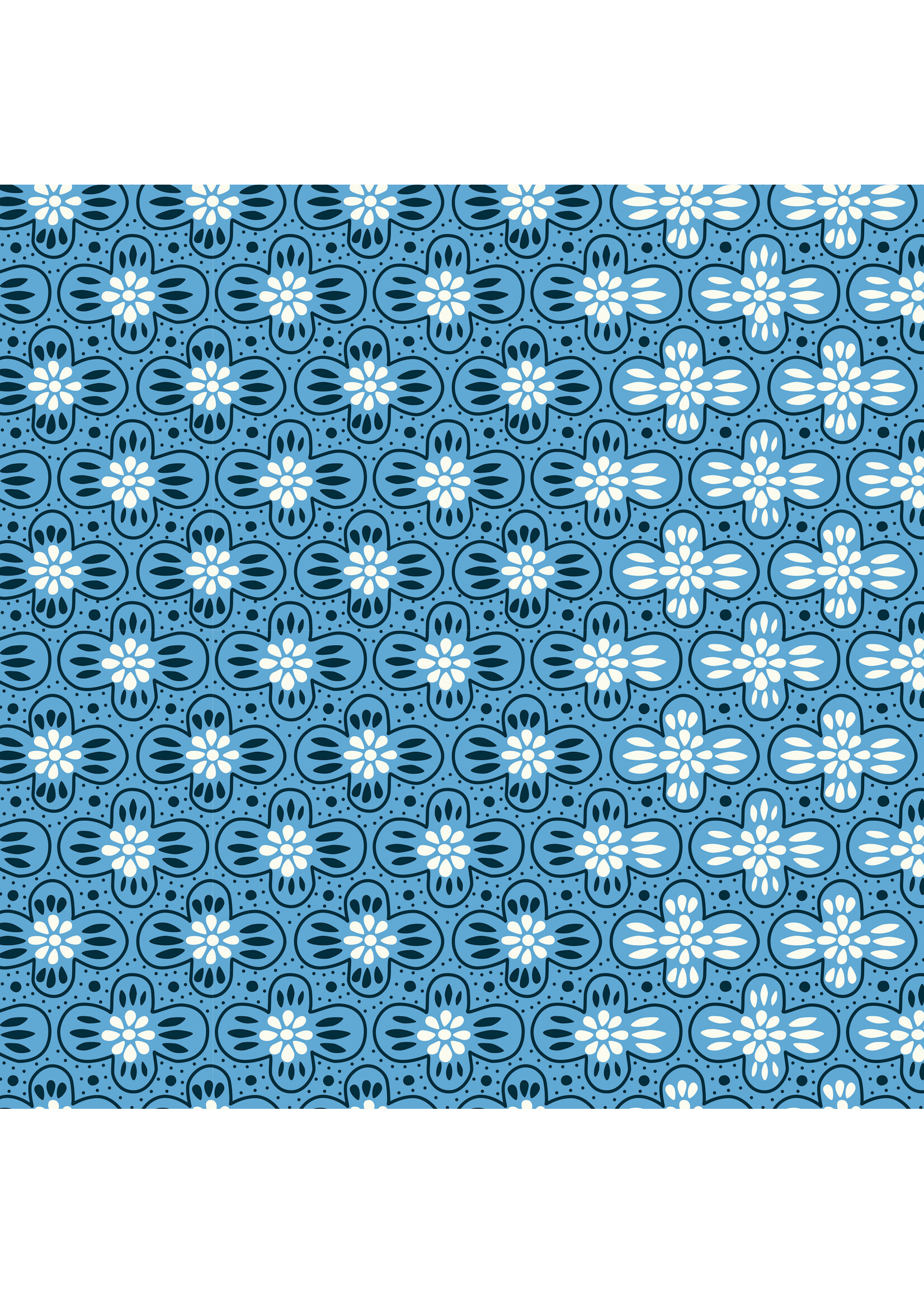 Windham Fabrics Pretty Things - Cottage Stripe - Deep