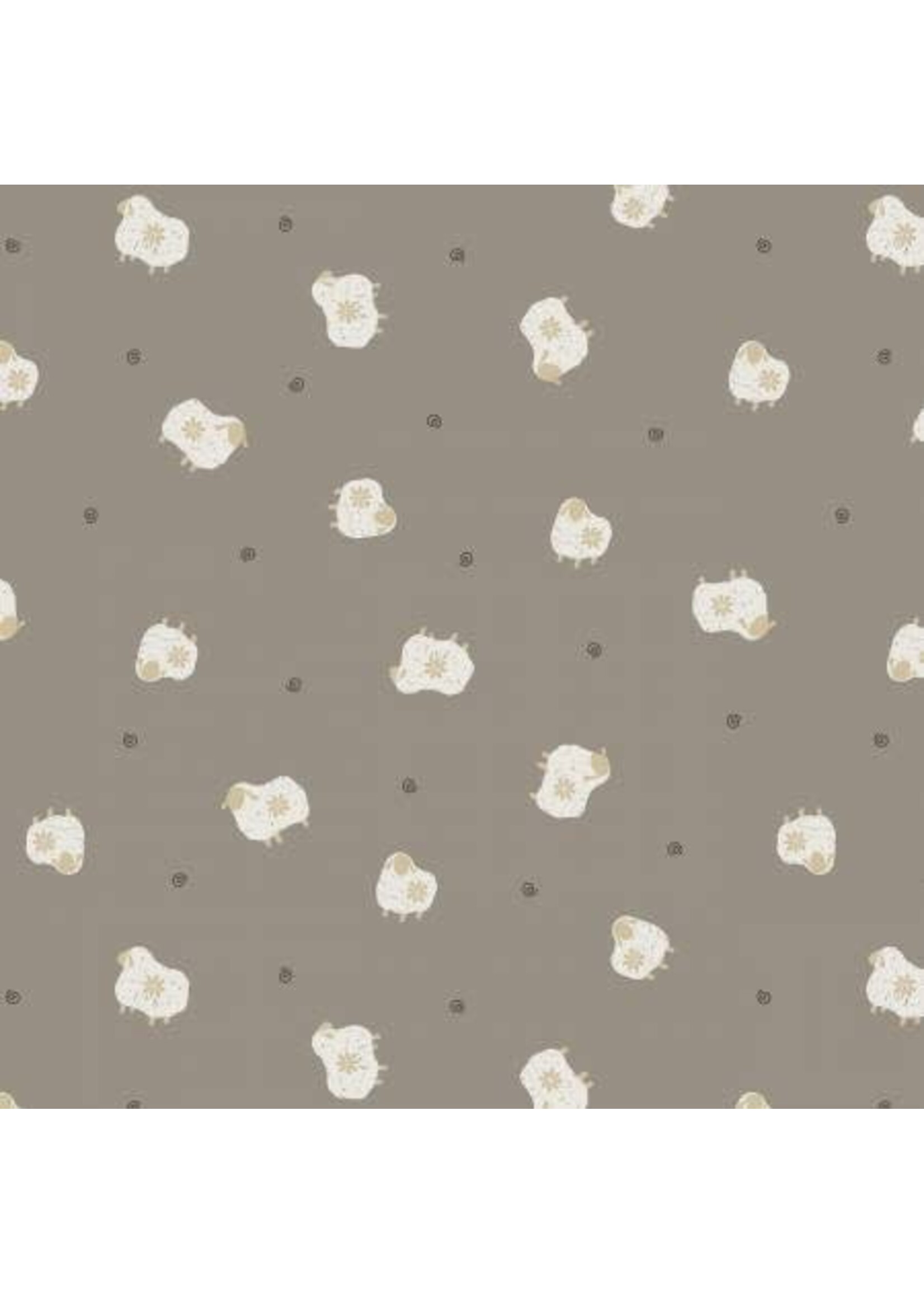 Marcus Fabrics Woolly Whims - Sheepies - Grey