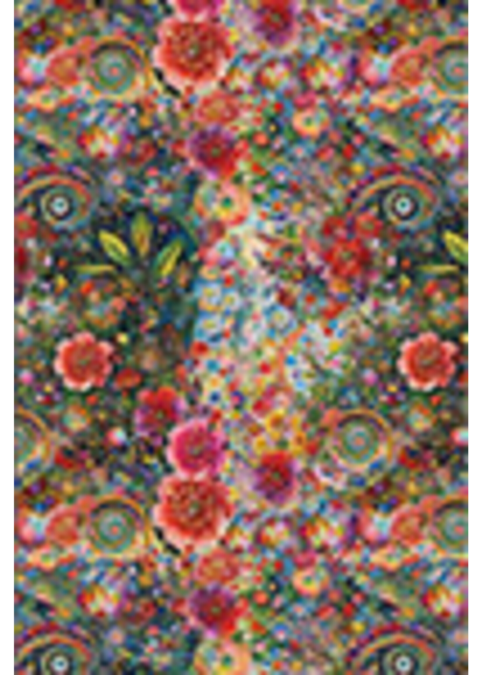 Hoffman Fabrics Whimsical Flower Garden - Multi - WW5535-130