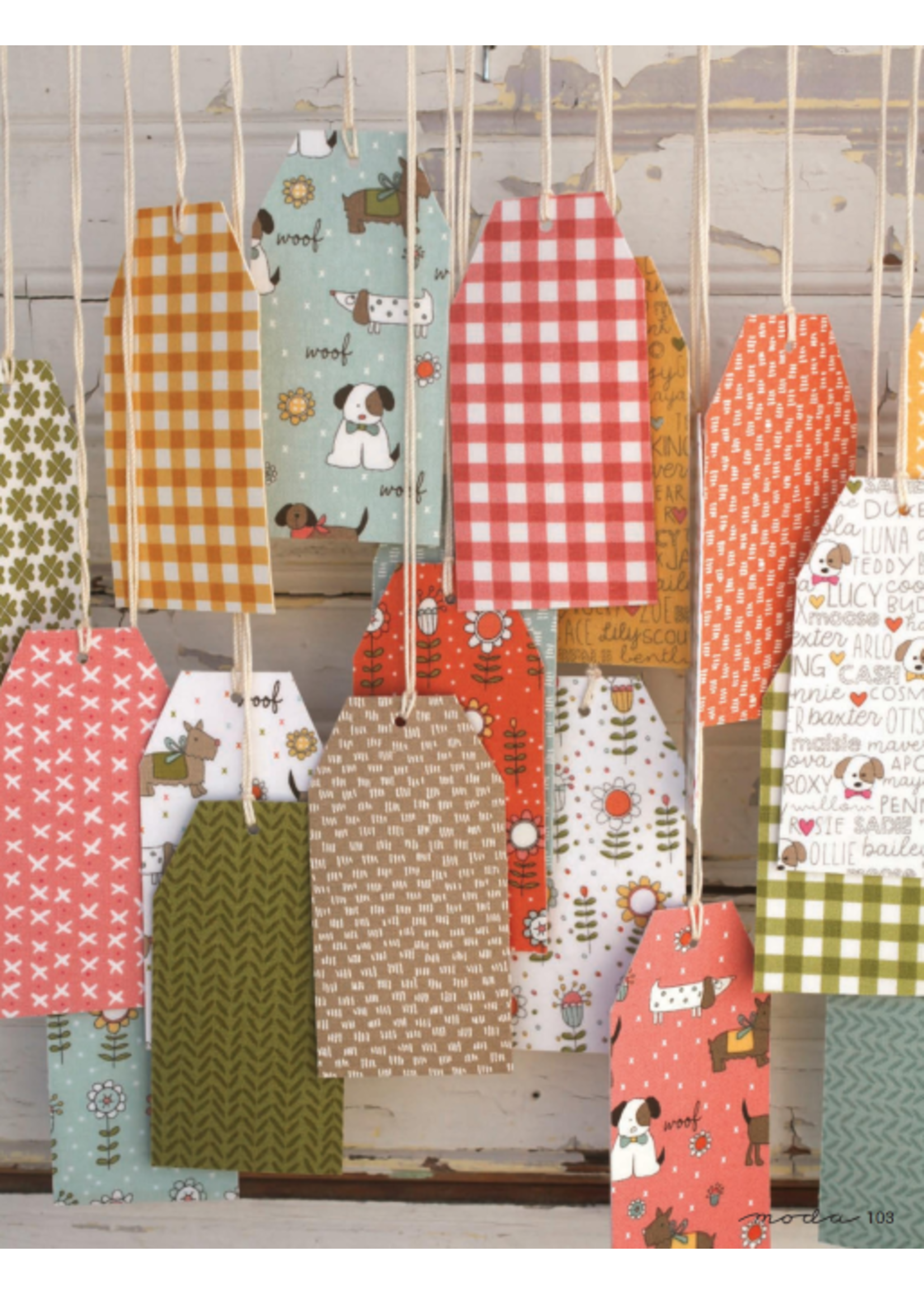 Moda Fabrics Stofpakket - Puppy Chow - Reservering