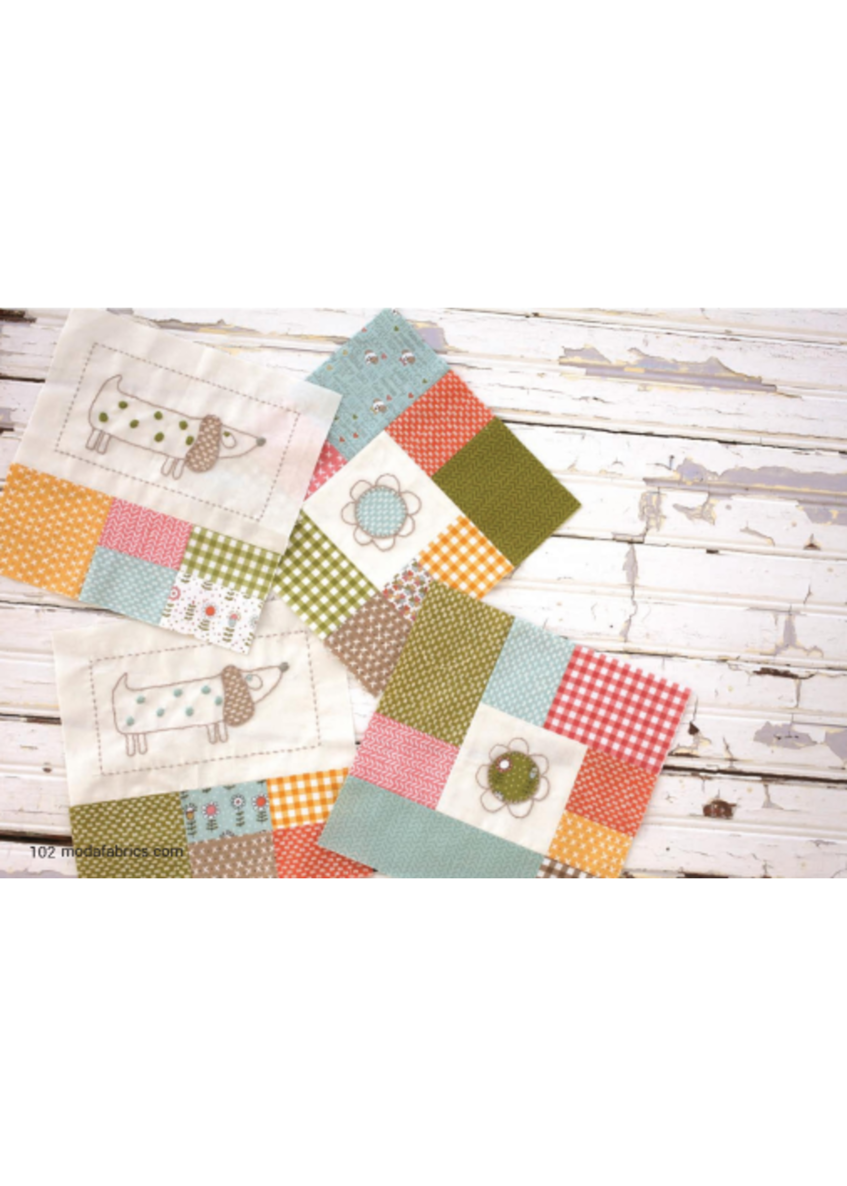 Moda Fabrics Stofpakket - Puppy Chow - Reservering