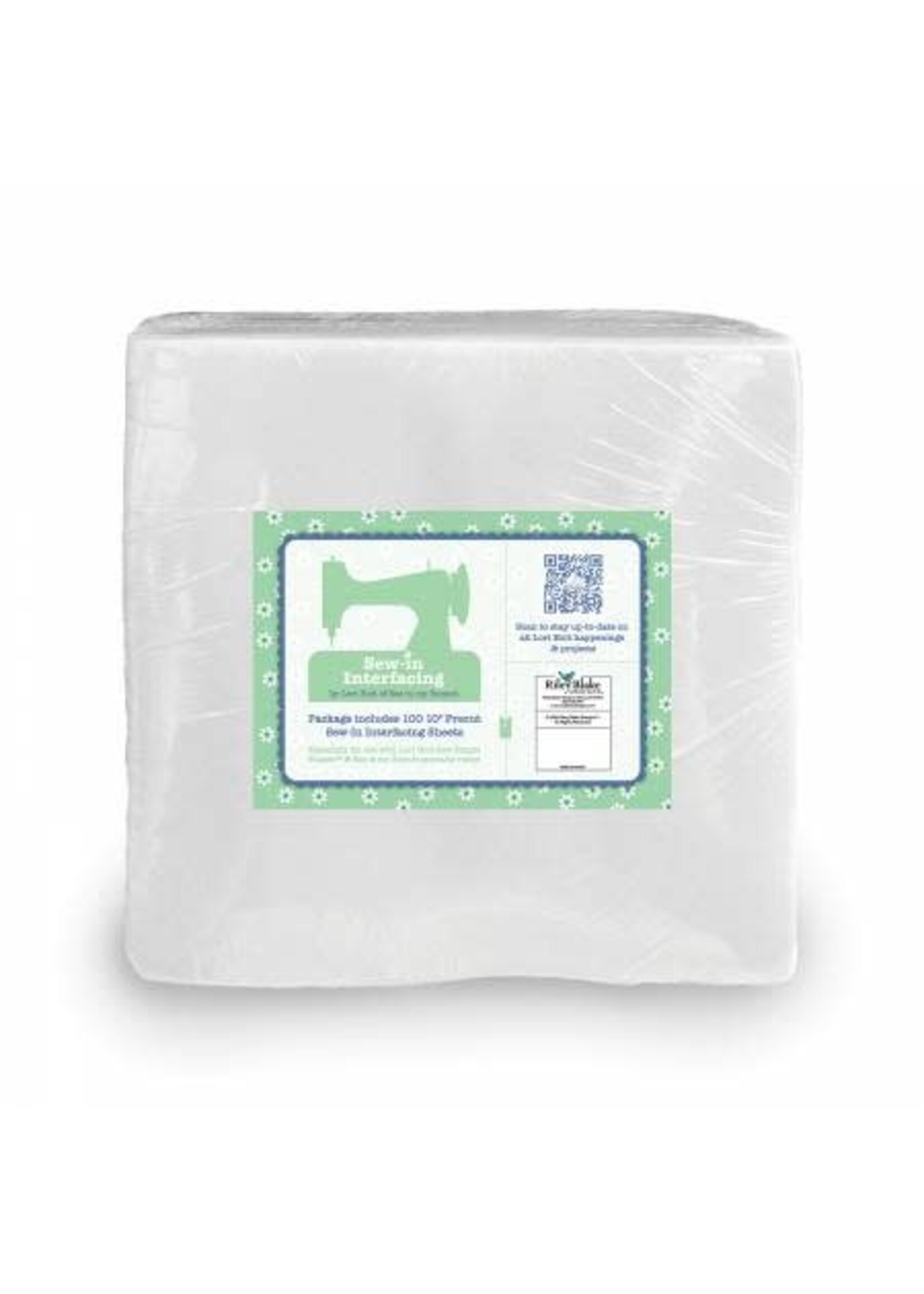 Riley Blake Designs Sew-in Interfacing - 100 sheets - 10 x 10 inch