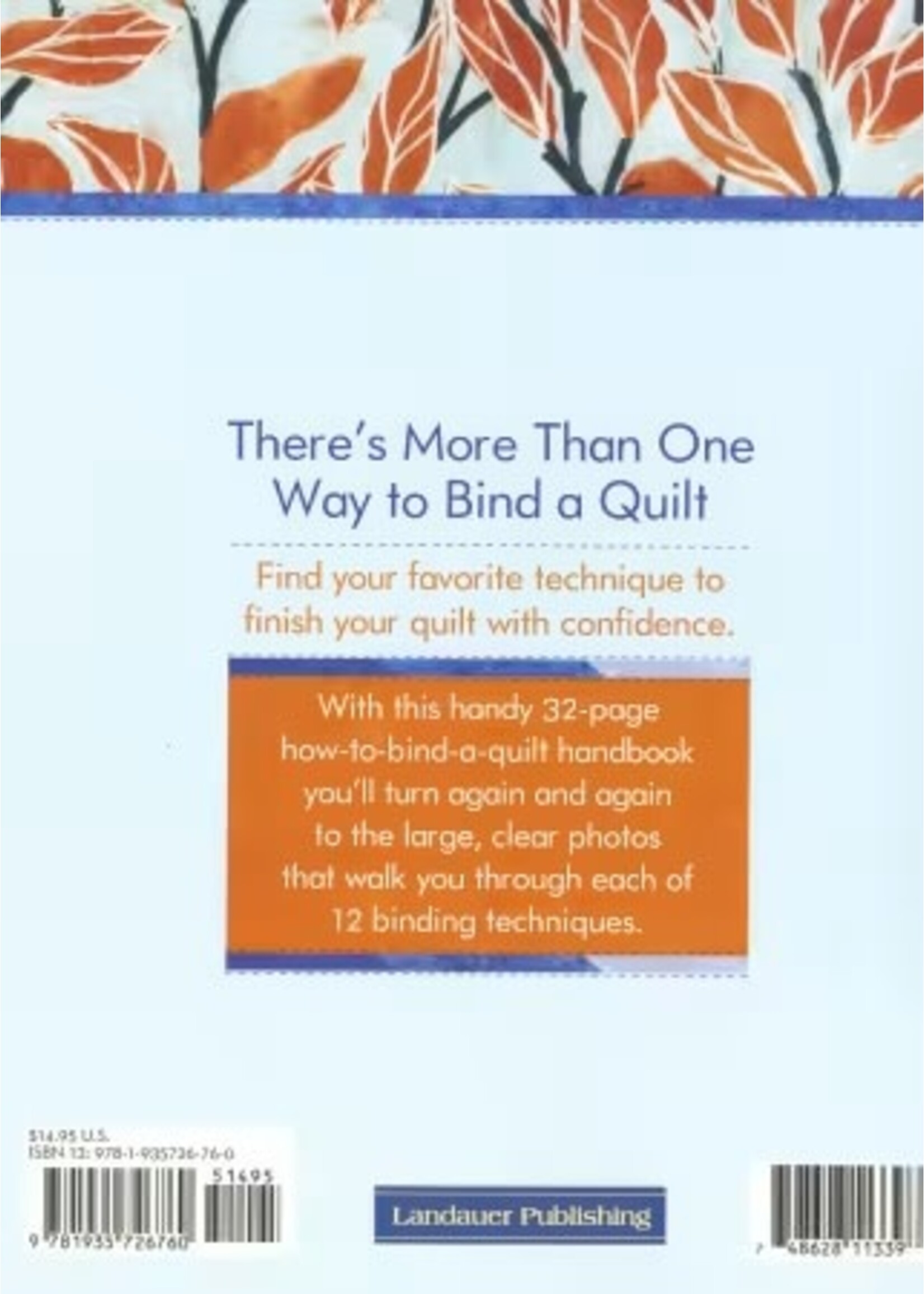 Boek - There's More Than One Way To Bind A Quilt