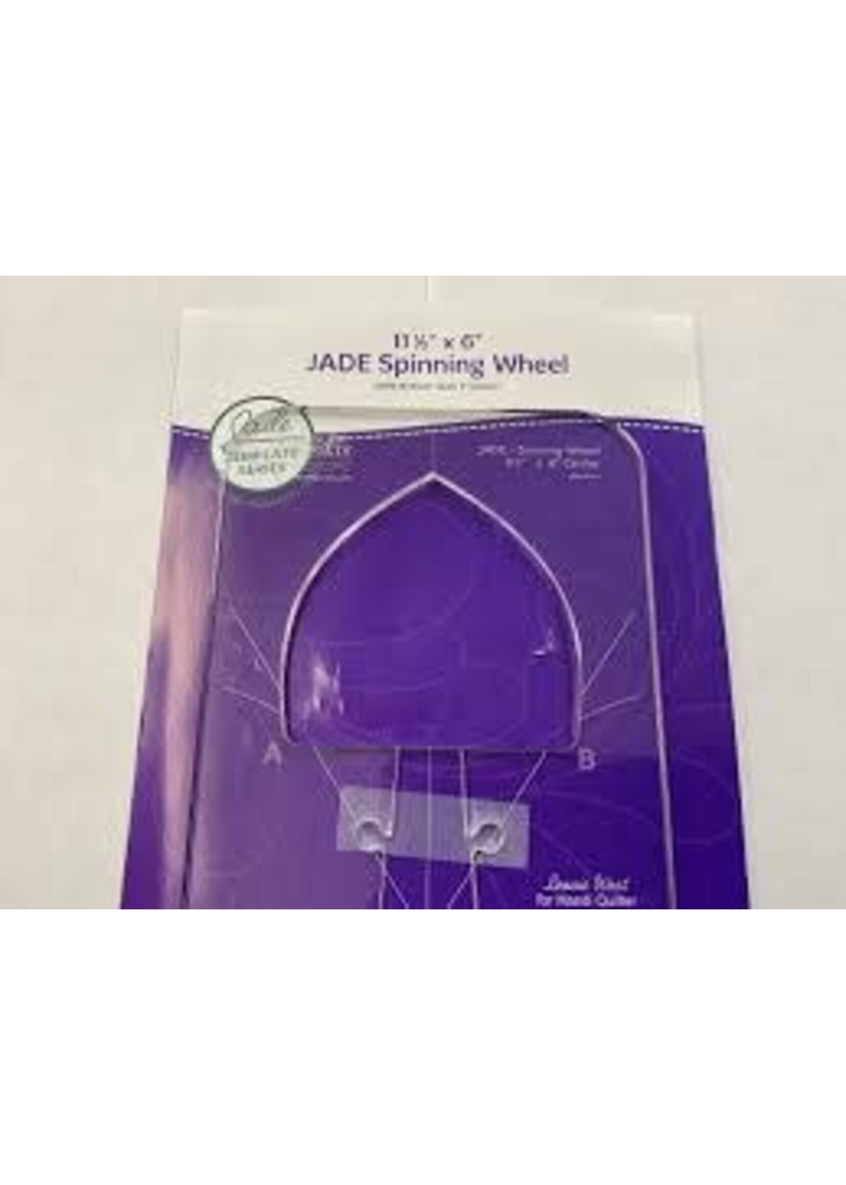 Handi Quilter Quiltliniaal - Jade Spinning Wheel - 11.5 inch x 6 inch