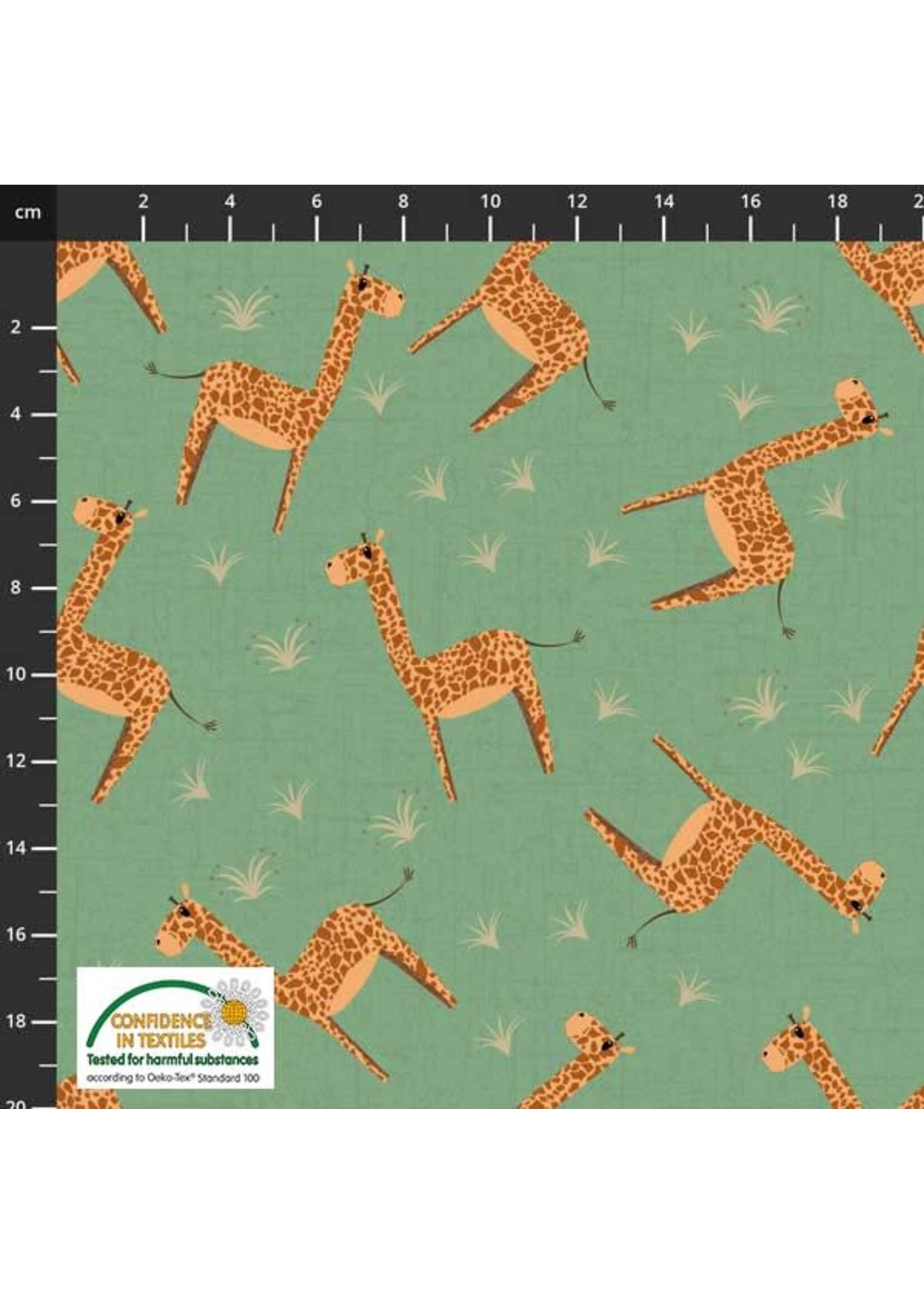 Stof Fabrics Coco's Wildlife - Giraffe