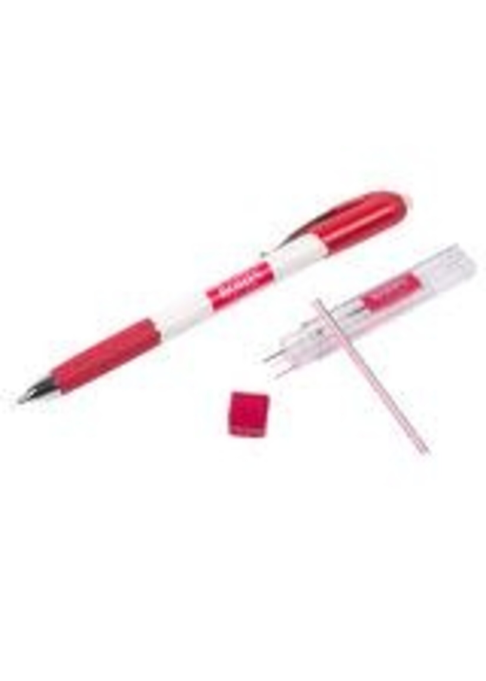 Bohin Markeerpotlood - Fabric Pencil - Grijs/Roze/Wit- Met Navulling