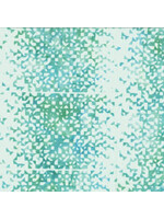 Hoffman Fabrics Bali Batik Triangles & Squares - Kelly - 2187-817 - Coupon - 95 cm x 110 cm
