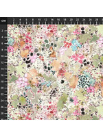Windham Fabrics Lichen - Multi - 2555-145 - Coupon - 100 cm x 275 cm