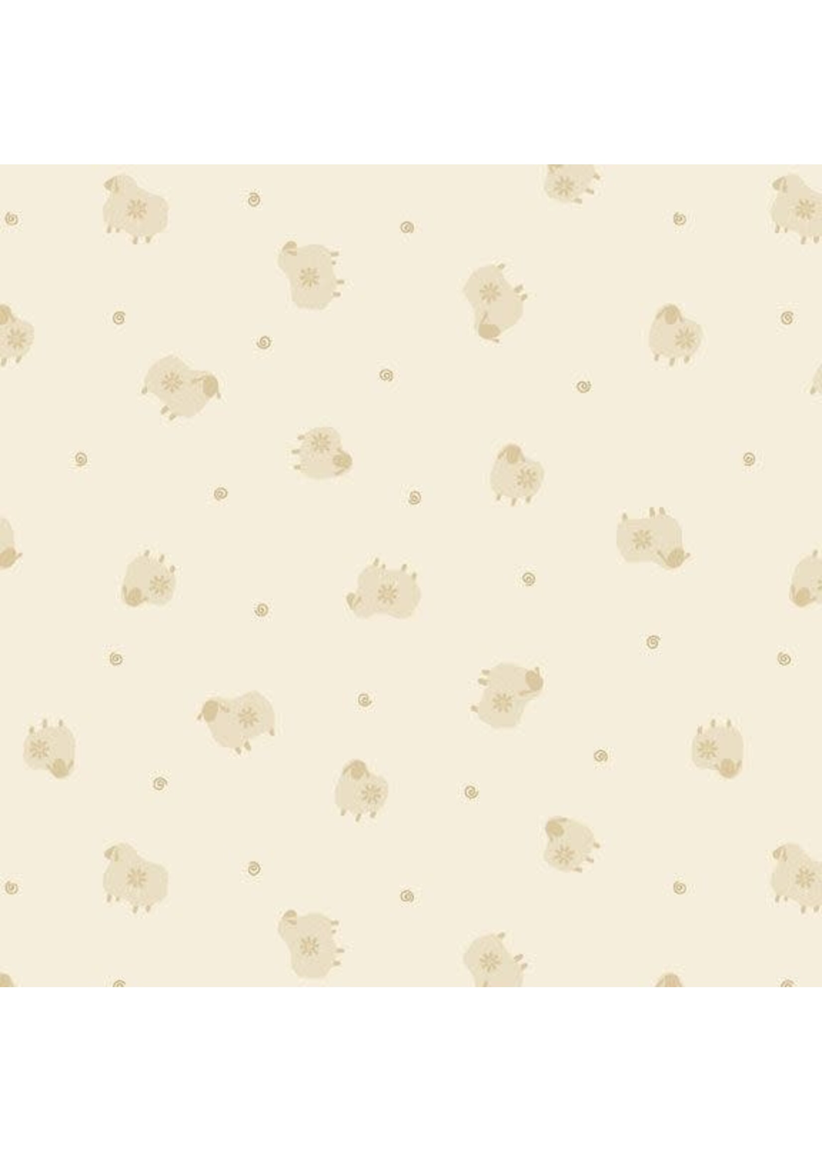Marcus Fabrics Woolly Whims - Sheepies - Cream