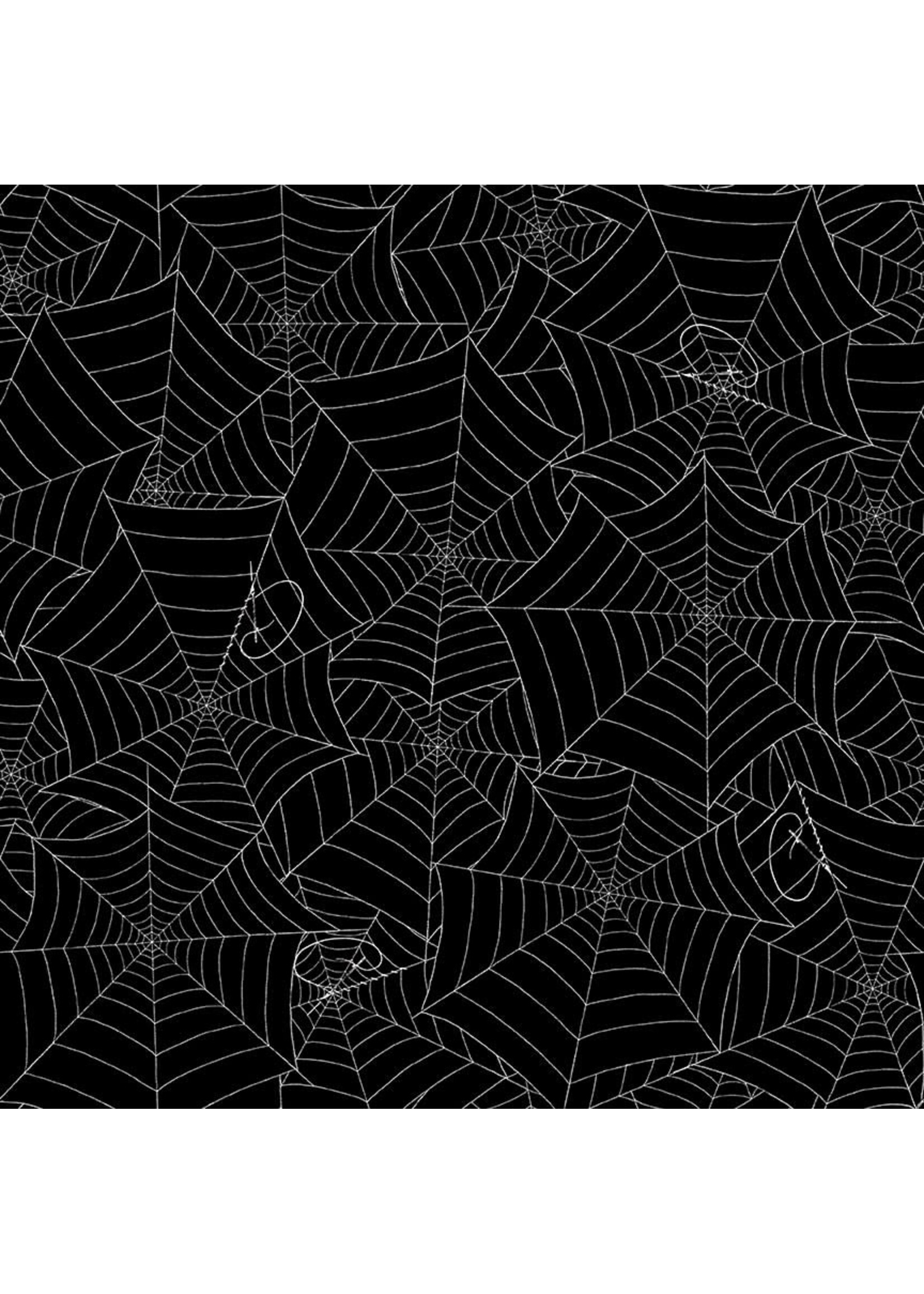 Riley Blake Designs Costume Makers Act II - Web - Black