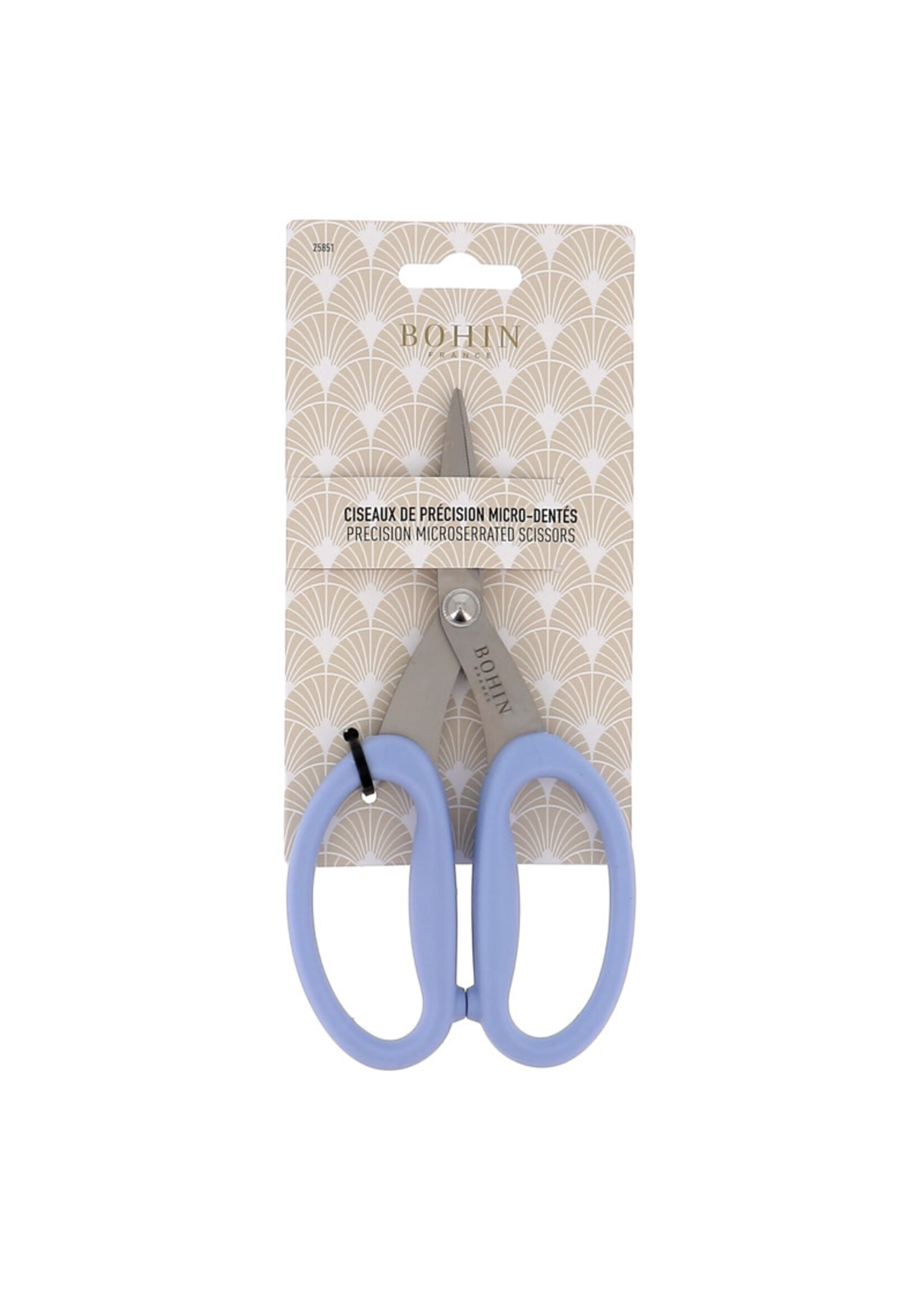 Bohin Schaar - Micro-Serrated - 17,5 cm - Blue