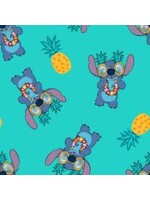 Springs Creative Disney - Lilo and Stitch - Pineapple - Coupon - 80 cm x 110 cm