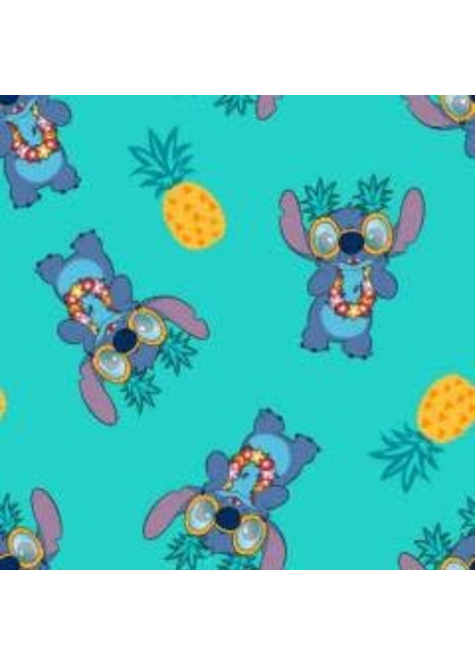 Springs Creative Disney - Lilo and Stitch - Pineapple - Coupon - 80 cm x 110 cm