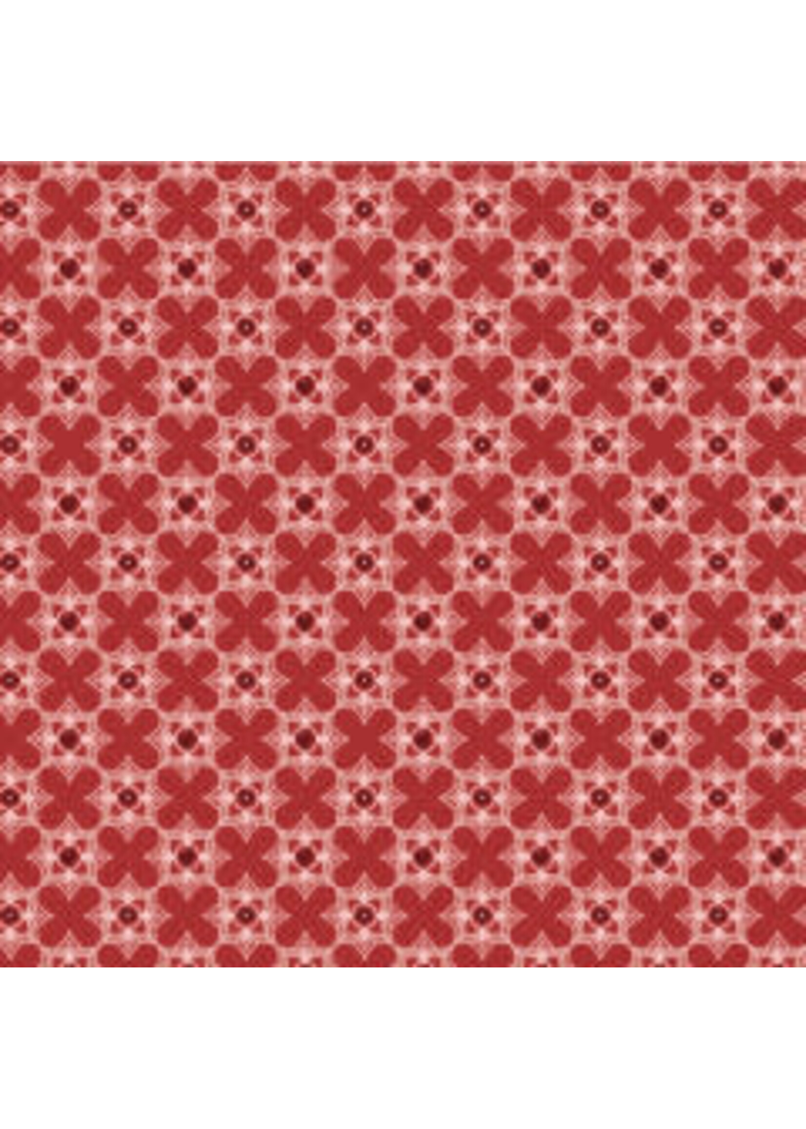 Poppie Cotton Barnyard Bandana - Rodeo - Red - Coupon - 95 cm x 110 cm