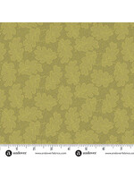 Andover Fabrics Renee Nanneman - Autumn Woods - Oakleaf - Moss - 1547G