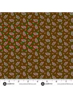 Andover Fabrics Renee Nanneman - Autumn Woods - Heartleaf - Hickory - 1548N