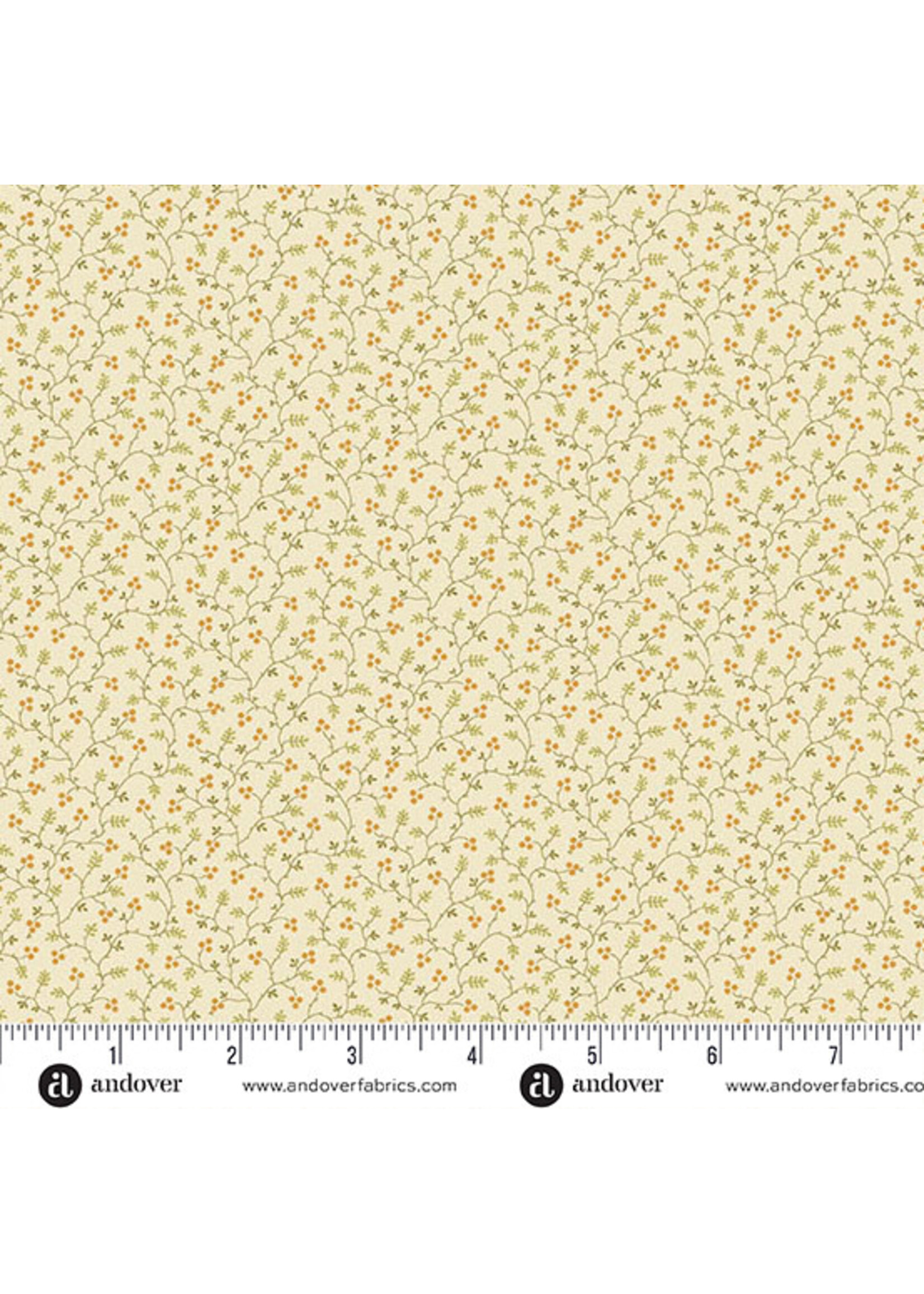Andover Fabrics Renee Nanneman - Autumn Woods - Beryvine - Cream - 1552L