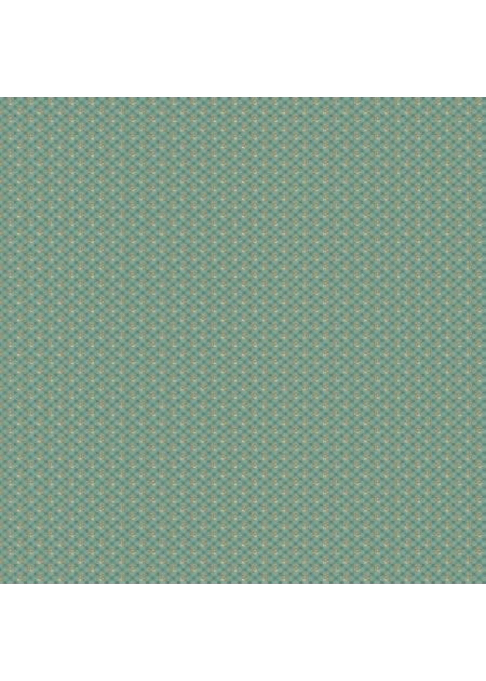 Andover Fabrics Renee Nanneman - Autumn Woods - Harvest Check - Stone Blue - 1549T