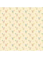 Poppie Cotton Poppie Cotton - Wildwood Dwelling - Sprigs And Tulips - Yellow - 25112