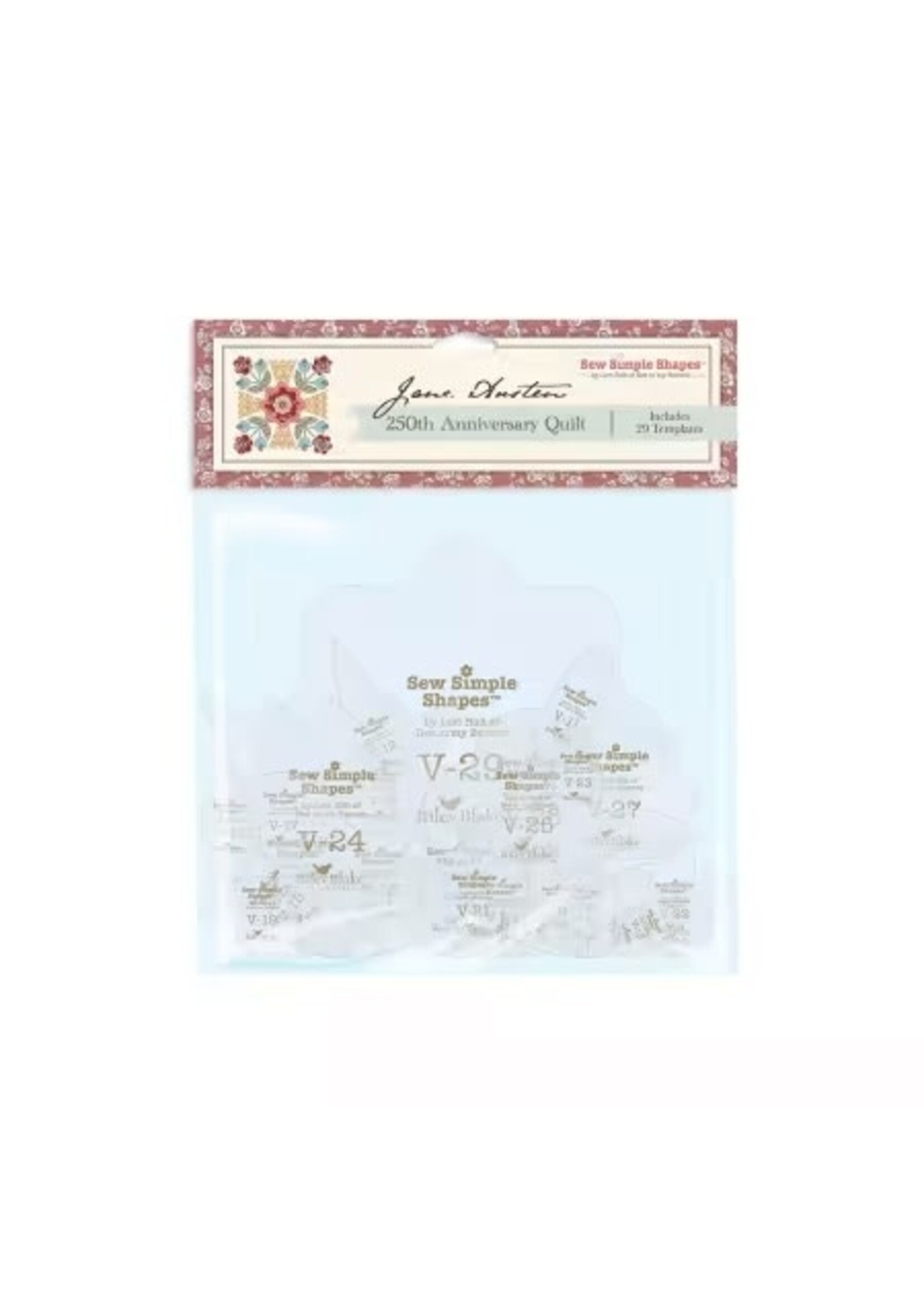 Riley Blake Designs Lori Holt - Templates - Jane Austen - 29 stuks