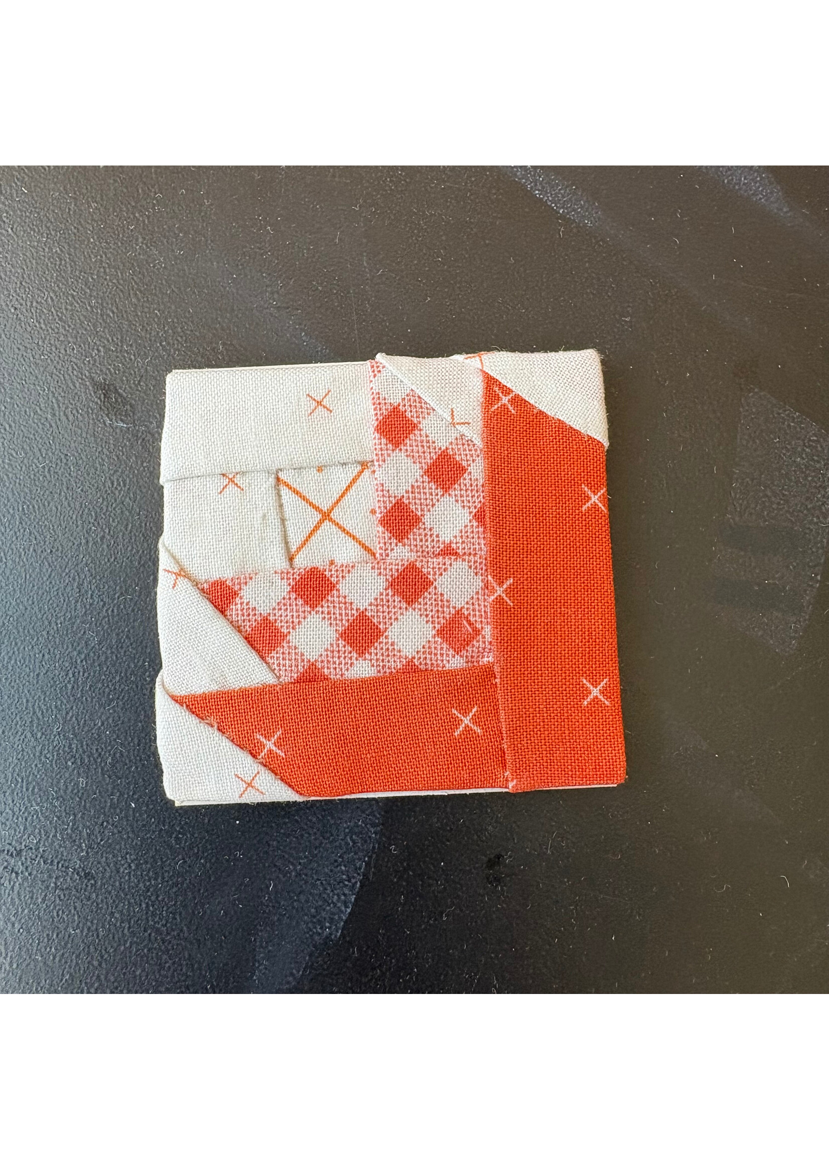 Stofpakketje - Koelkastmagneet - Oranje