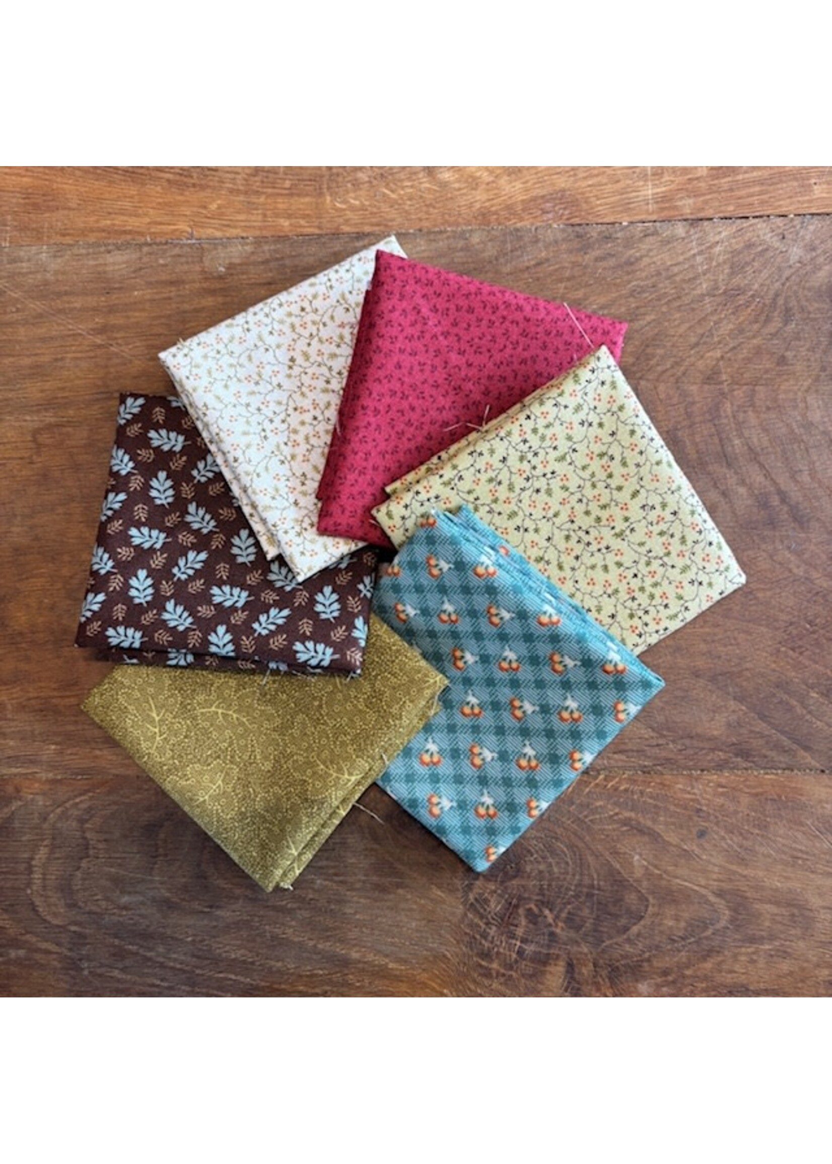 Andover Fabrics Stofpakket - Renee Nanneman - Autumn Woods - 6 Long Eights (25 cm x 55 cm)