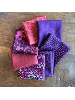 Stofpakket - Pinky Purple - 7 Long Eights (25 cm x 55 cm)