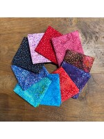 Hoffman Fabrics Stofpakket - Batik Bright  -  10 Long Eights
