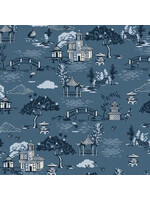Makower Indigo - Scene - Blue