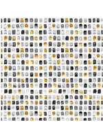 Studio E Fabrics Watercolor Sketchbook - Mini Tiles - White - Coupon - 75 cm x 110 cm