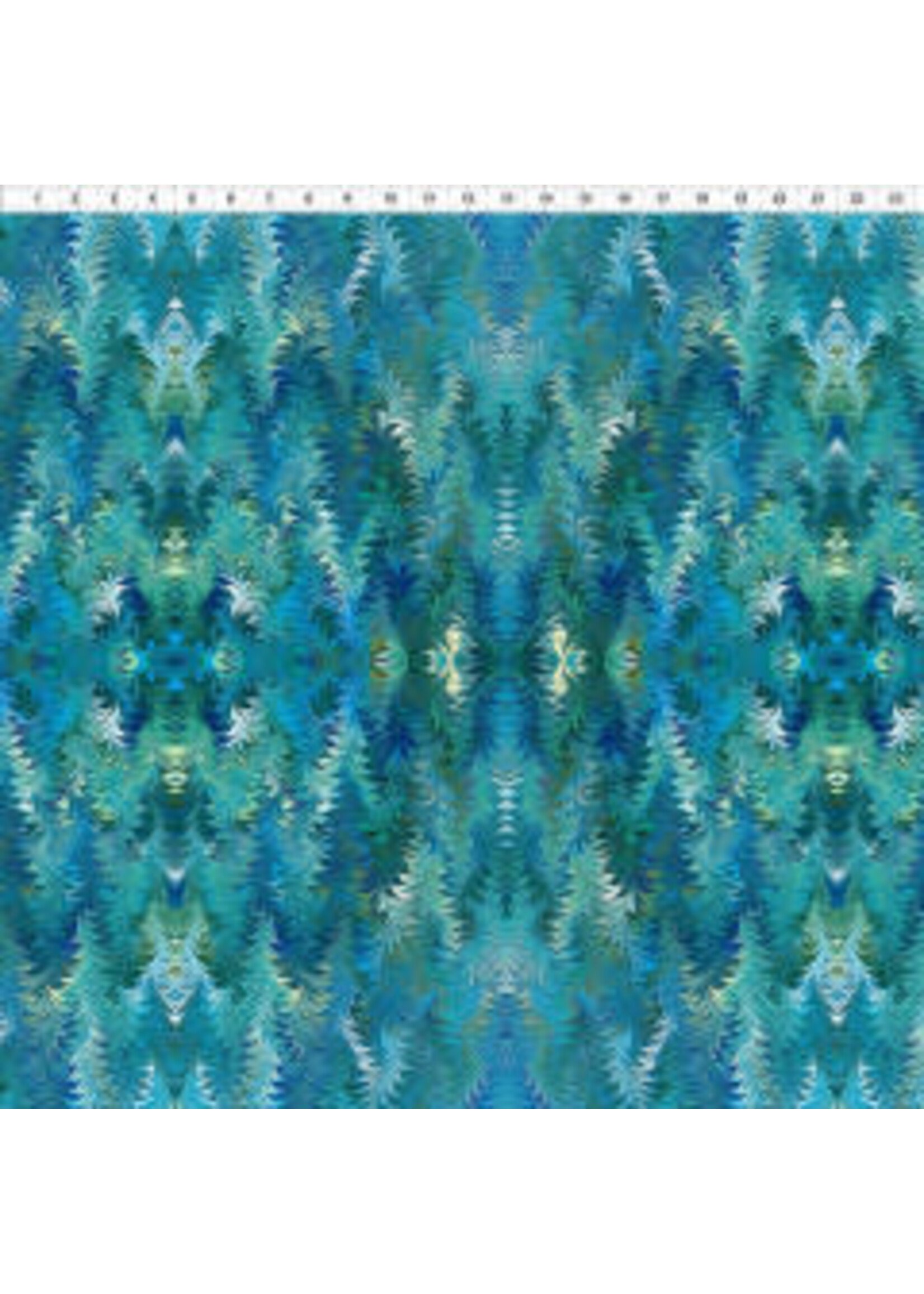 In The Beginning Marble Essence - Florence - Aqua - Coupon - 85 cm x 110 cm
