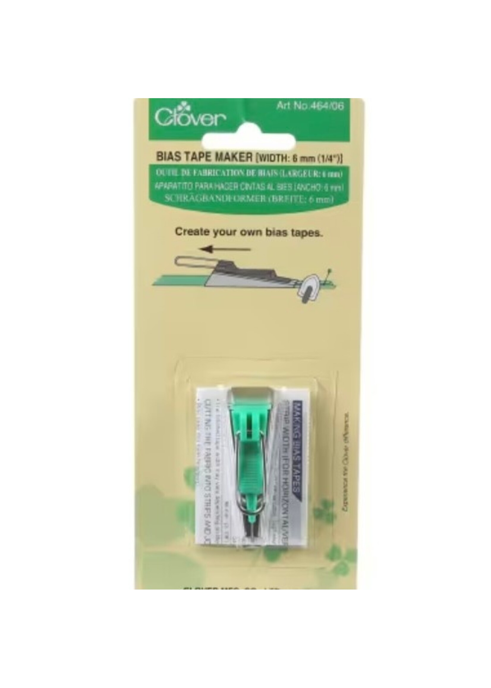 Clover Fusible Bias Tape Maker - 6 mm