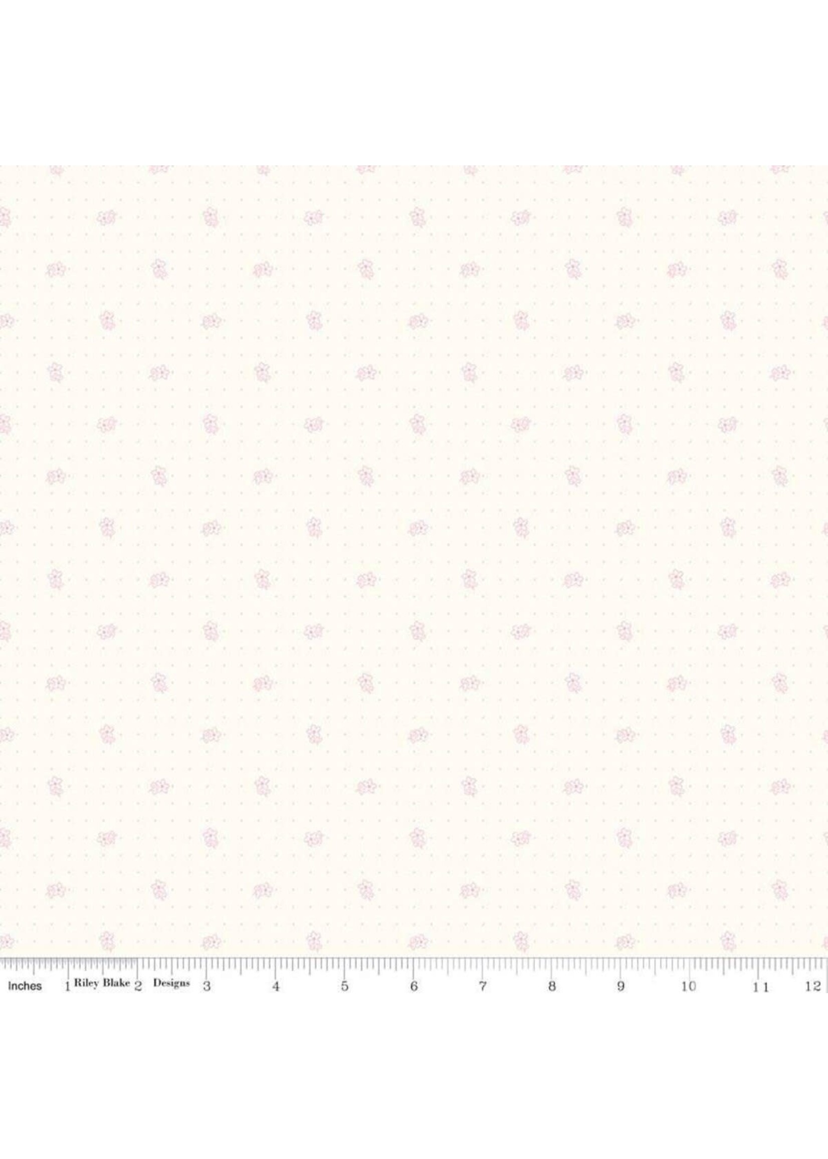 Riley Blake Designs Lori Holt - Bee Background - Daisy - Pink - C6380