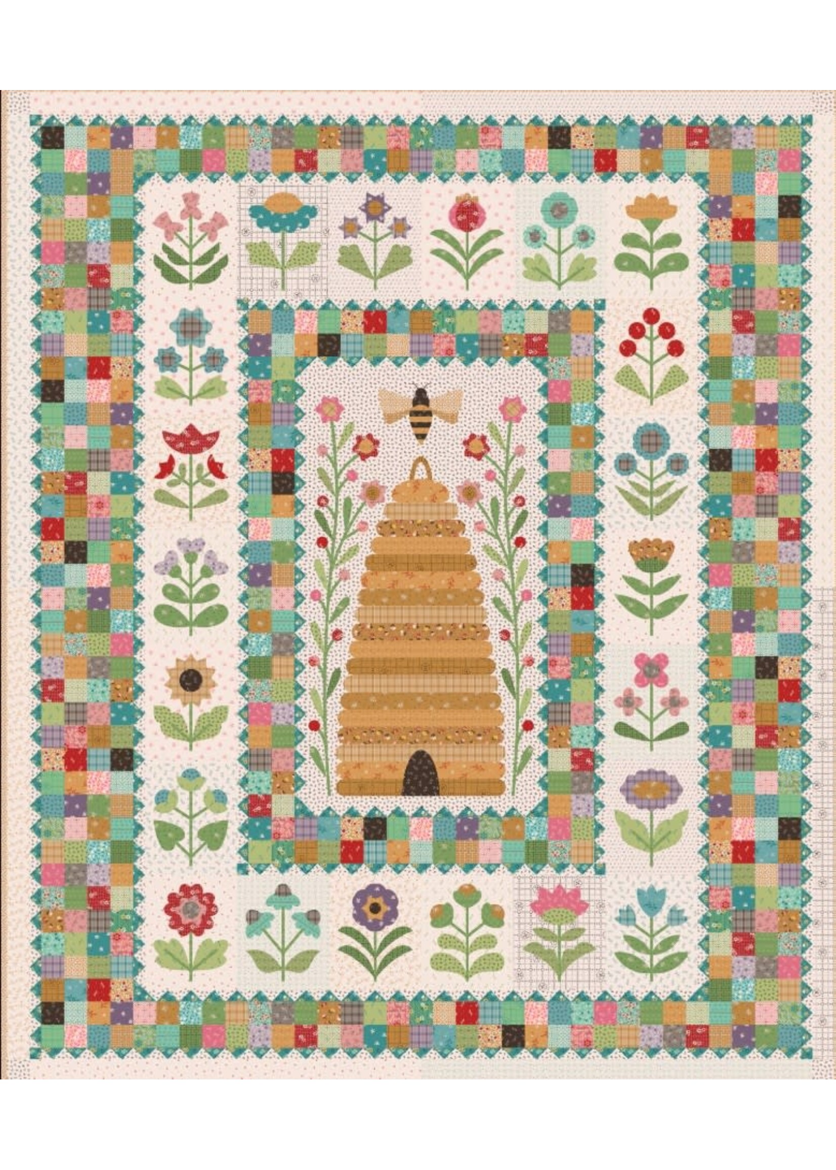 Riley Blake Designs Lori Holt - Gentler Times - Layer Cake - 10 x 10 inch - 42 Vierkanten