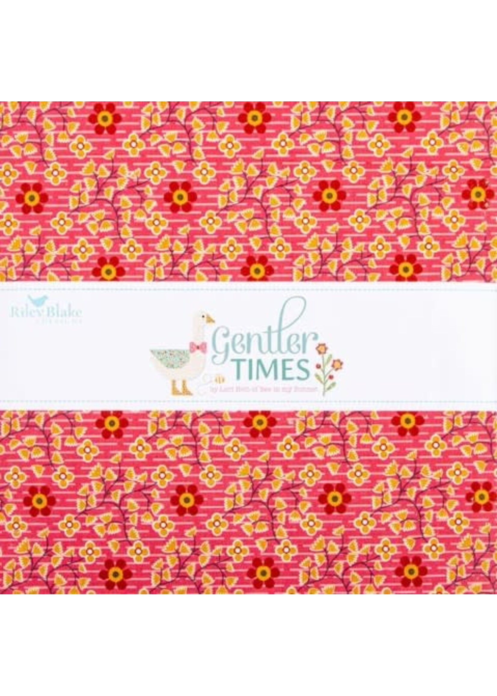 Riley Blake Designs Lori Holt - Gentler Times - Layer Cake - 10 x 10 inch - 42 Vierkanten